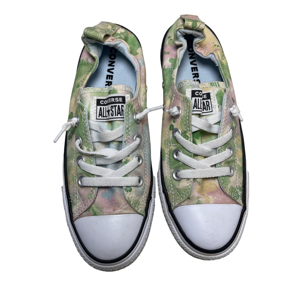 Converse Chuck Taylor All Star Shoreline Slip On Floral Tie Dye Sneakers 8.5
